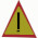 Warning sign for lack of spots